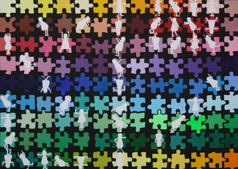 A puzzle di danza - a Paintings by Valeria Marchezzolo